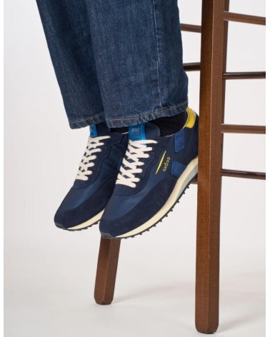 Basket GHOUD RUSH_C  NYLON/SUEDE BLUE/YELLOW GHOUD - 5