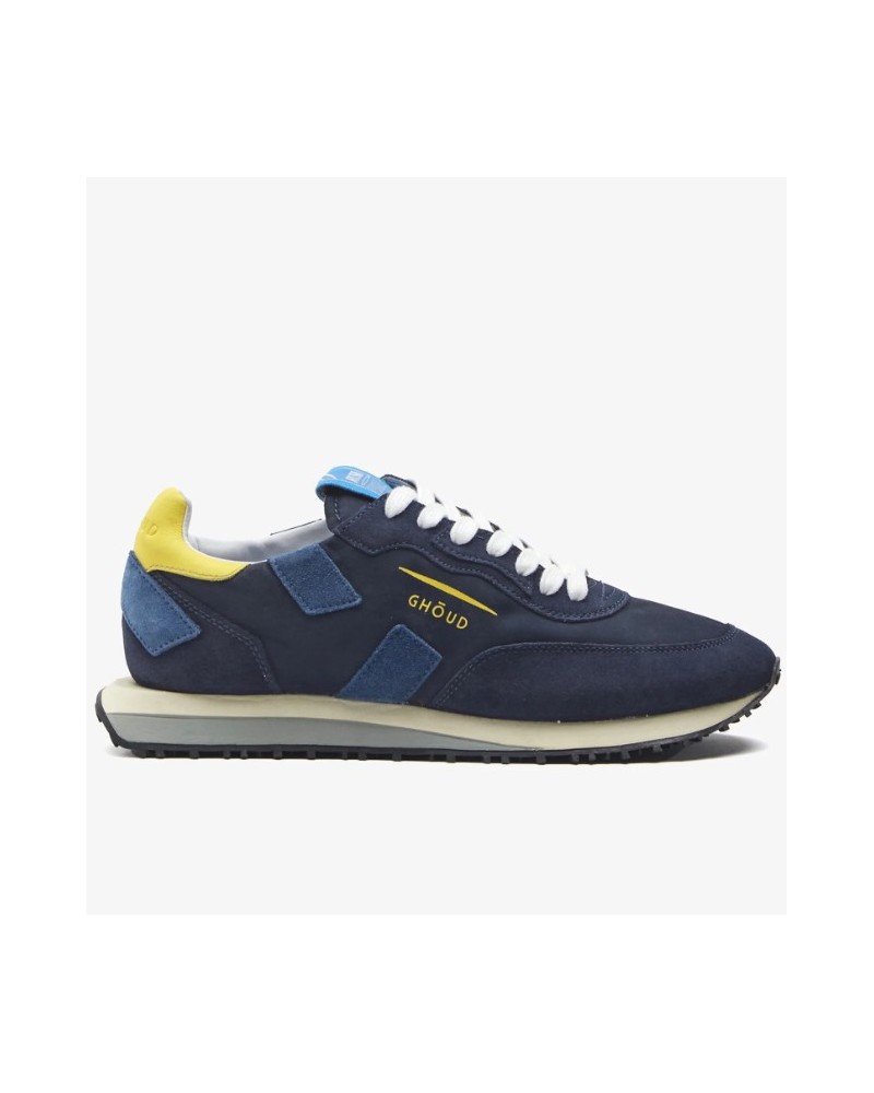 Basket GHOUD RUSH_C  NYLON/SUEDE BLUE/YELLOW GHOUD - 1