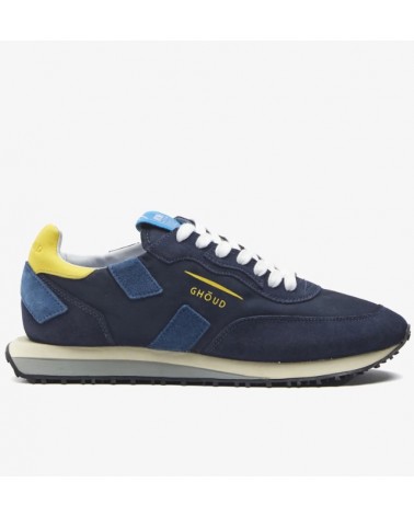 Basket GHOUD RUSH_C  NYLON/SUEDE BLUE/YELLOW GHOUD - 1
