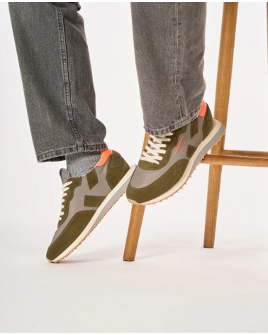 Basket GHOUD RUSH_C  NYLON/SUEDE MIL/ORNG GHOUD - 3