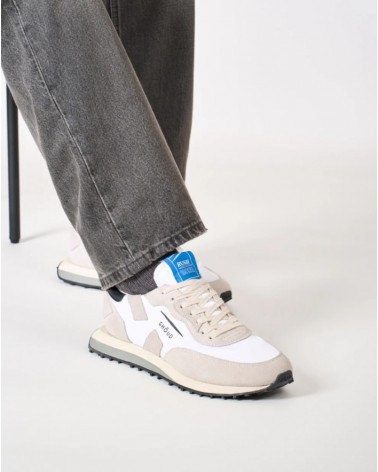 Basket GHOUD RUSH_C  NYLON/SUEDE WHT/BLK GHOUD - 3