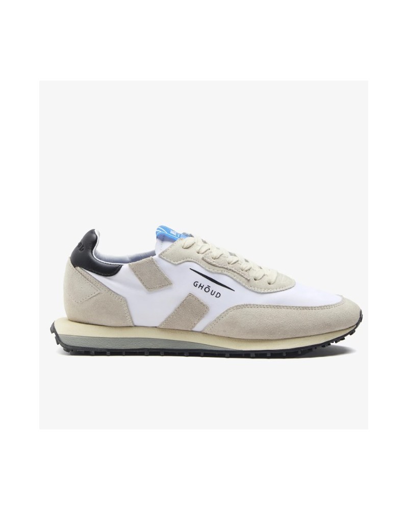 Basket GHOUD RUSH_C  NYLON/SUEDE WHT/BLK GHOUD - 1