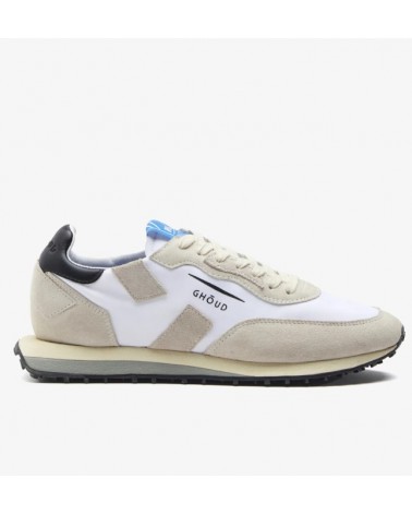 Basket GHOUD RUSH_C  NYLON/SUEDE WHT/BLK GHOUD - 1