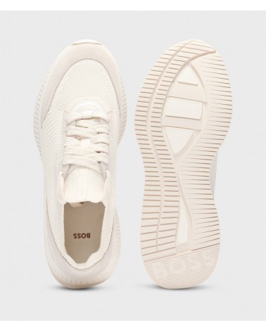 Baskets BOSS TTNM EVO avec tige en maille et finitions en cuir suédé BOSS - 5