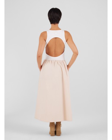 Robe midi GERTRUDE Marcelline sans manches avec ouverture dans le dos Gertrude - 5