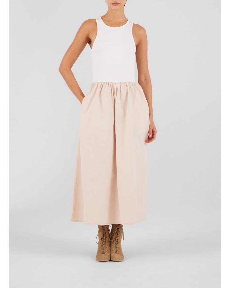 Robe midi GERTRUDE Marcelline sans manches avec ouverture dans le dos Gertrude - 6