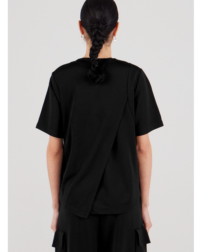 Top asymétrique GERTRUDE Walden en maille avec dos ouvert Gertrude - 25