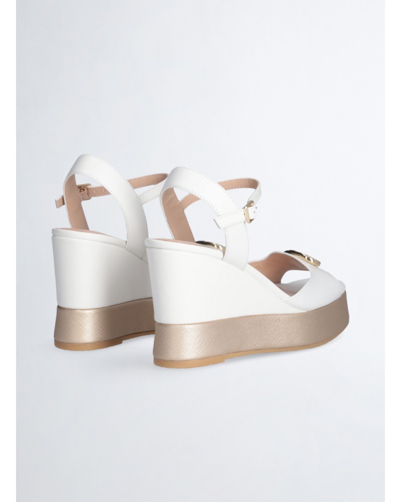 Sandales compensées LIU JO Karen 11 en cuir LIU JO - 11