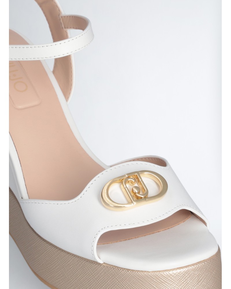 Sandales compensées LIU JO Karen 11 en cuir LIU JO - 15