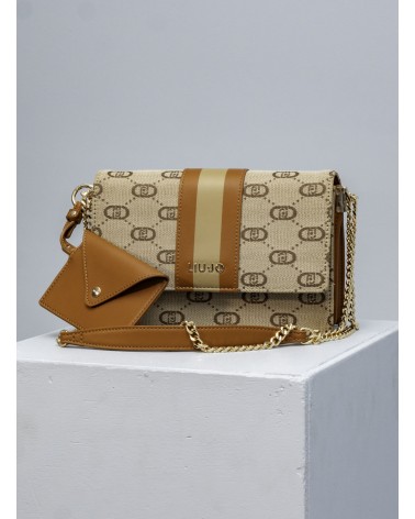 Sac à bandoulière LIU JO en tissu jacquard avec logo All-Over LIU JO - 1