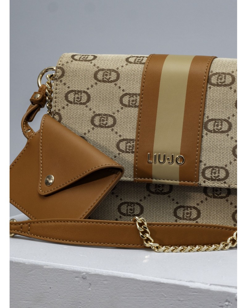 Sac à bandoulière LIU JO en tissu jacquard avec logo All-Over LIU JO - 5