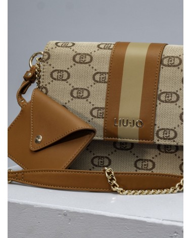 Sac à bandoulière LIU JO en tissu jacquard avec logo All-Over LIU JO - 5