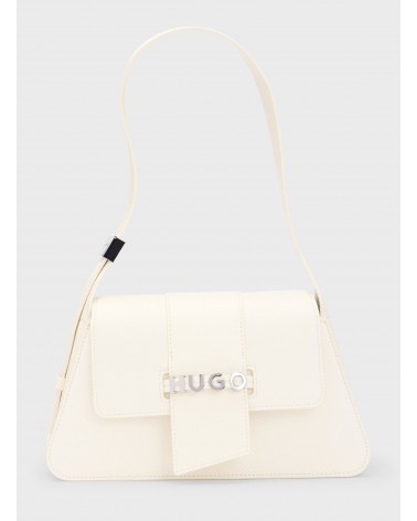 Sac porté épaule HUGO Mel 2.0 Shoulderbag flap avec garniture logotée HUGO - 2