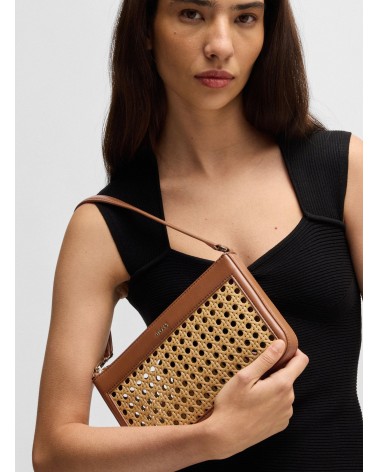 Sac porté épaule BOSS Sandy Shoulderbag SPU tressé BOSS - 4