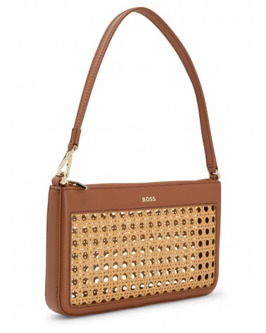 Sac porté épaule BOSS Sandy Shoulderbag SPU tressé BOSS - 5
