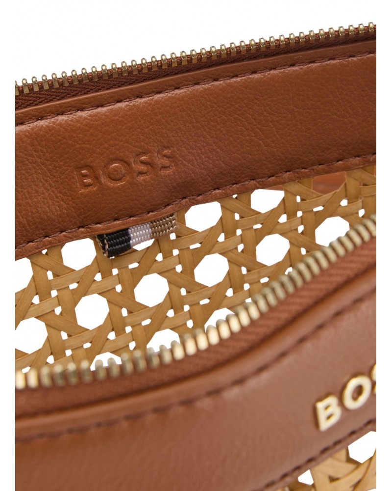 Sac porté épaule BOSS Sandy Shoulderbag SPU tressé BOSS - 6
