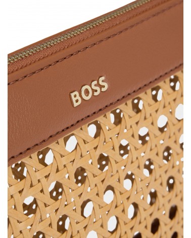 Sac porté épaule BOSS Sandy Shoulderbag SPU tressé BOSS - 7