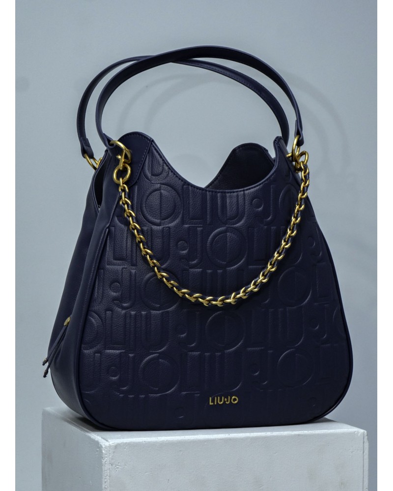 Sac porté épaule LIU JO avec chaîne bijou LIU JO - 1