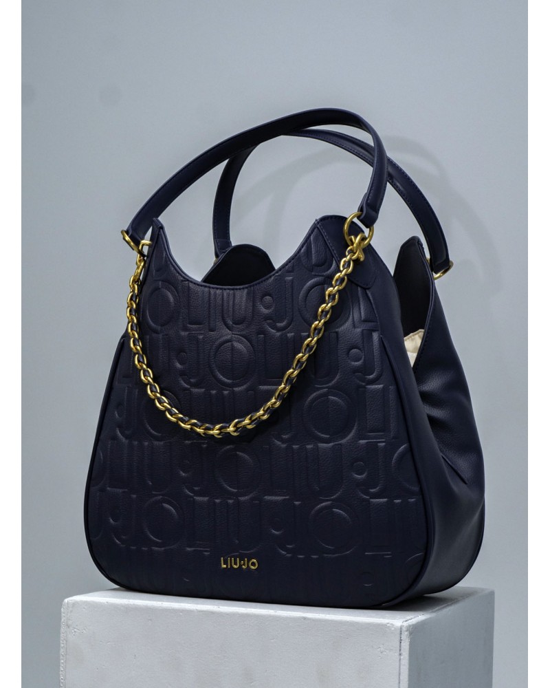 Sac porté épaule LIU JO avec chaîne bijou LIU JO - 3