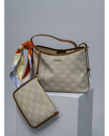 Sac porté épaule LIU JO avec logo et foulard LIU JO - 1