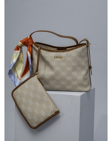 Sac porté épaule LIU JO avec logo et foulard LIU JO - 2