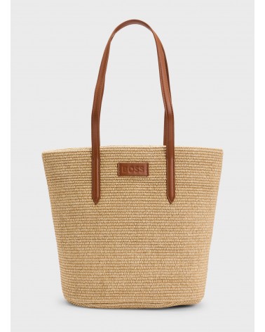Cabas en raphia BOSS Palmah Tote avec pochette amovible BOSS - 1