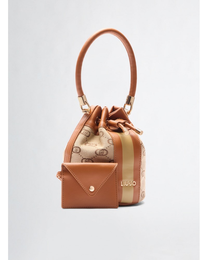 Sac seau LIU JO en jacquard monogrammé LIU JO - 1