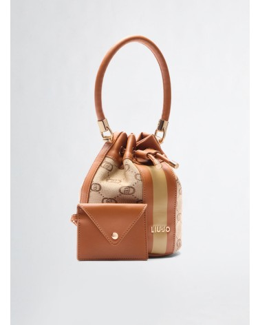 Sac seau LIU JO en jacquard monogrammé LIU JO - 1