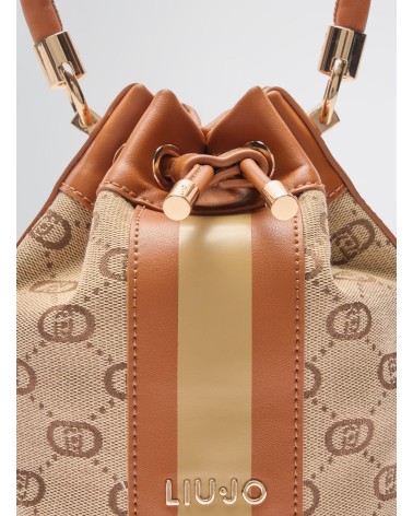 Sac seau LIU JO en jacquard monogrammé LIU JO - 5