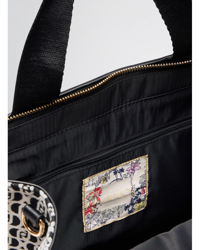 Cabas LIU JO en jacquard monogramme LIU JO - 7