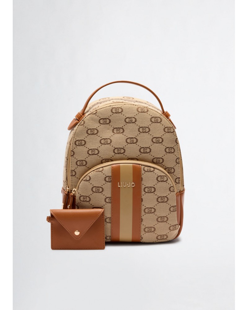 Sac à dos LIU JO Jacquard avec pochette LIU JO - 2