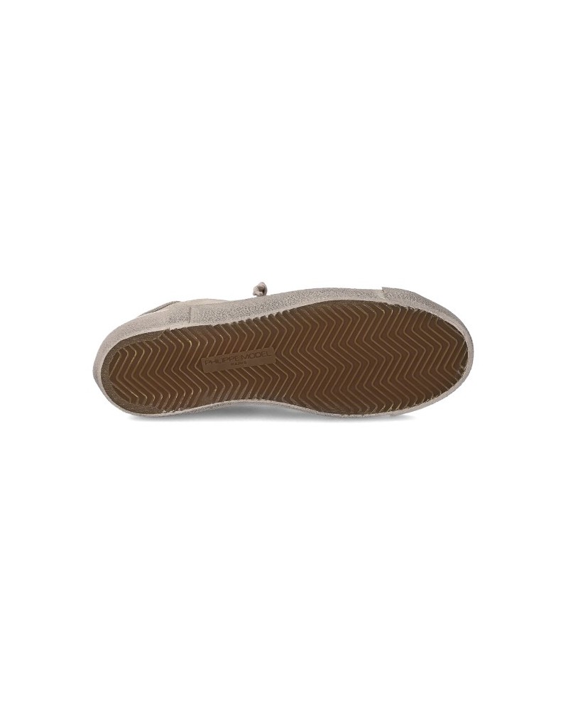 Basket Philippe Model Prsx Homme Taupe Philippe Model - 5