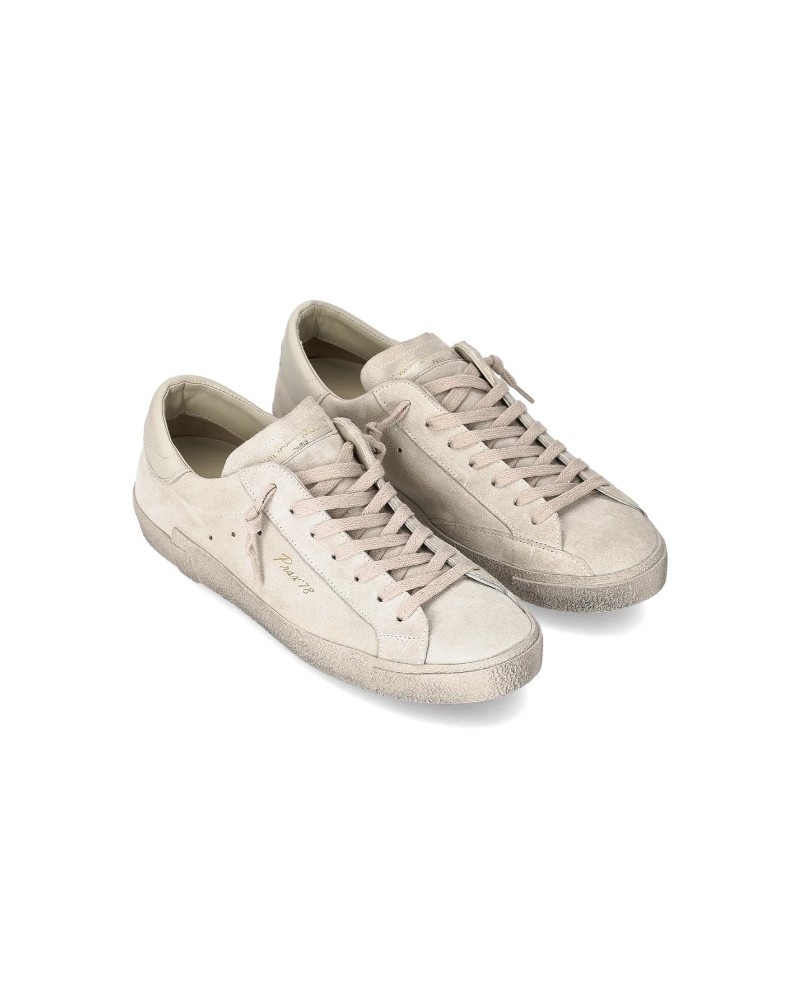 Basket Philippe Model Prsx Homme Taupe Philippe Model - 4