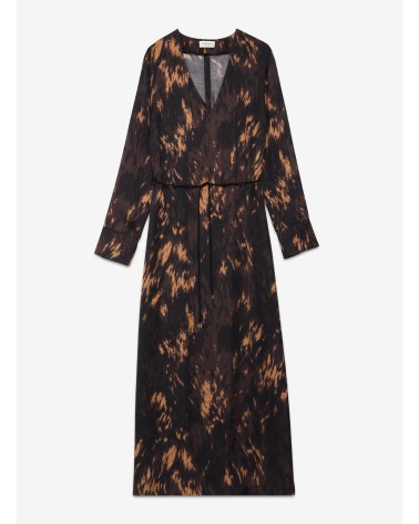 Robe midi OTTOD’AME en viscose imprimée avec ceinture Ottod'Ame - 5