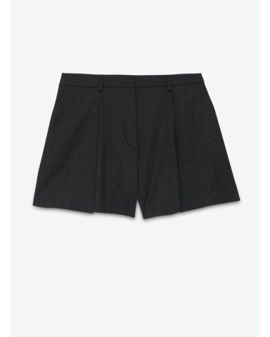 Short en mélange de laine chinée OTTOD’AME avec pinces Ottod'Ame - 6