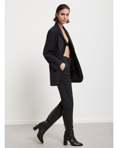 Pantalon slim fit à la cheville OTTOD’AME en mélange de laine chinée Ottod'Ame - 2