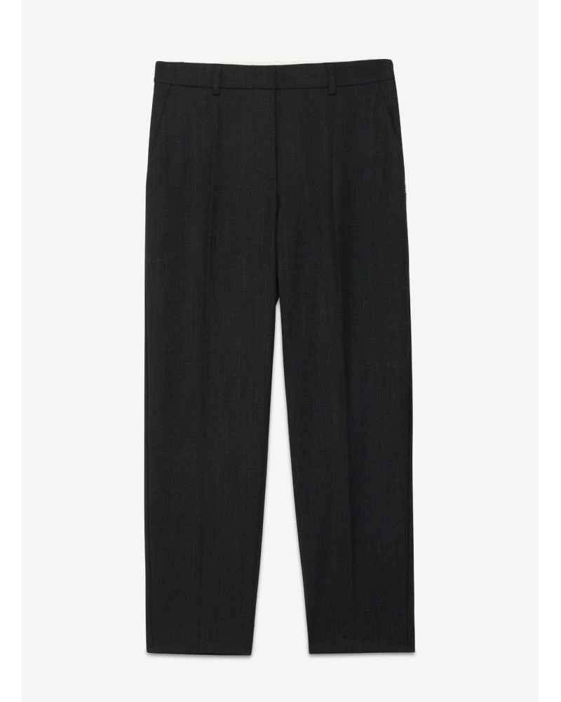 Pantalon slim fit à la cheville OTTOD’AME en mélange de laine chinée Ottod'Ame - 5
