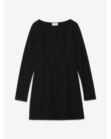 Robe courte en viscose stretch OTTOD’AME à encolure carrée et effet bustier Ottod'Ame - 6