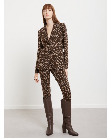 Pantalon à la cheville OTTOD’AME en point Milano jacquard Ottod'Ame - 1