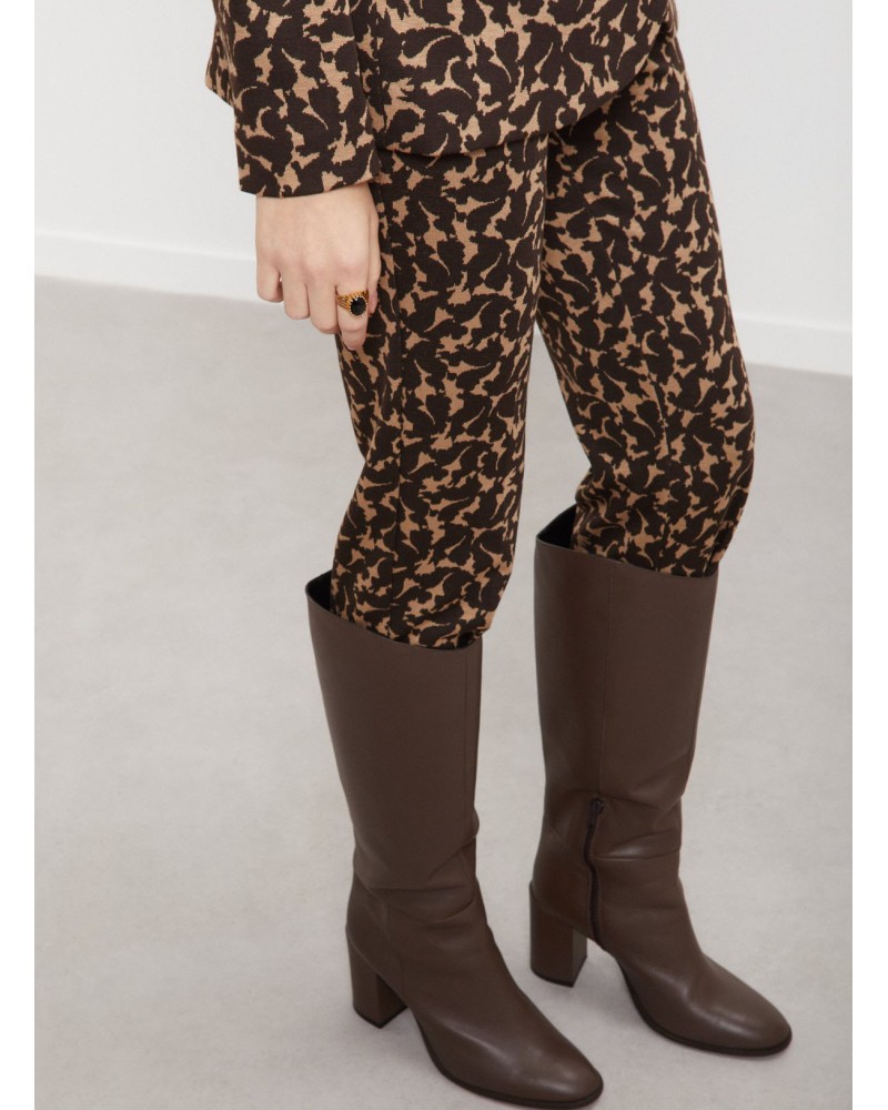 Pantalon à la cheville OTTOD’AME en point Milano jacquard Ottod'Ame - 2
