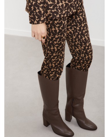 Pantalon à la cheville OTTOD’AME en point Milano jacquard Ottod'Ame - 2