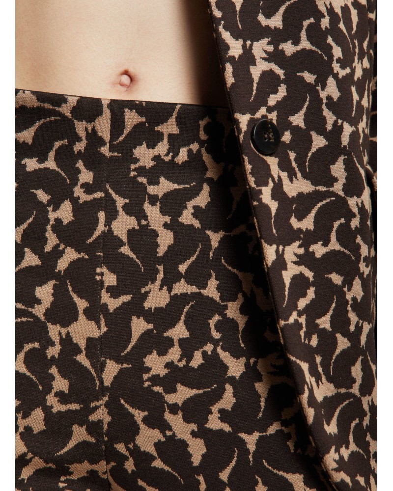 Pantalon à la cheville OTTOD’AME en point Milano jacquard Ottod'Ame - 4