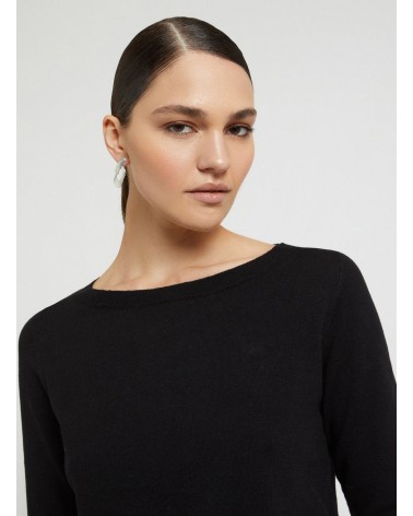 Pull en viscose OTTOD’AME à encolure bateau brodé Ottod'Ame - 4