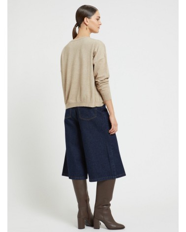 Pull en viscose OTTOD’AME col V brodé Ottod'Ame - 3