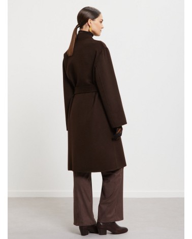 Manteau midi OTTOD’AME en laine mélangée avec ceinture Ottod'Ame - 3