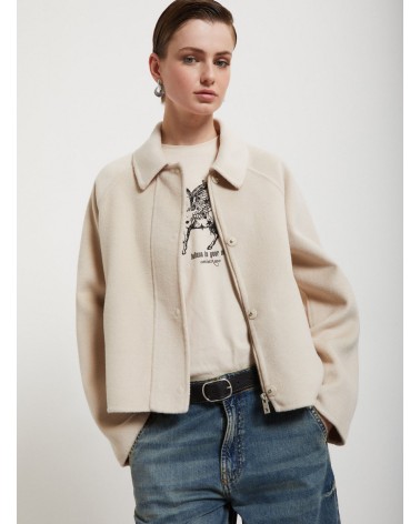 Veste en laine mélangée OTTOD’AME avec fermeture zippée Ottod'Ame - 7