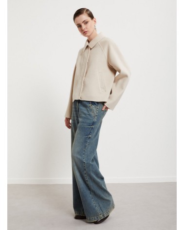 Veste en laine mélangée OTTOD’AME avec fermeture zippée Ottod'Ame - 10