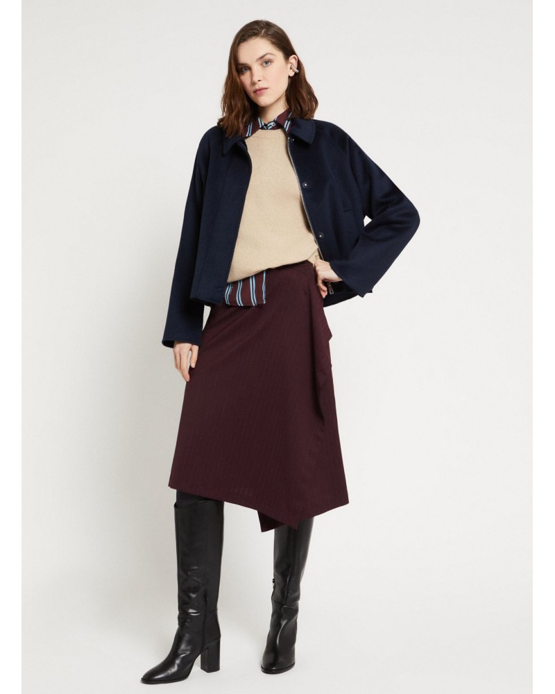 Veste en laine mélangée OTTOD’AME avec fermeture zippée Ottod'Ame - 12