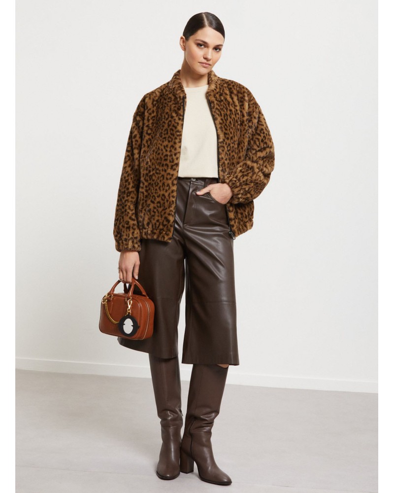 Veste imprimé animalier OTTOD’AME en fausse fourrure Ottod'Ame - 2