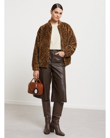 Veste imprimé animalier OTTOD’AME en fausse fourrure Ottod'Ame - 2